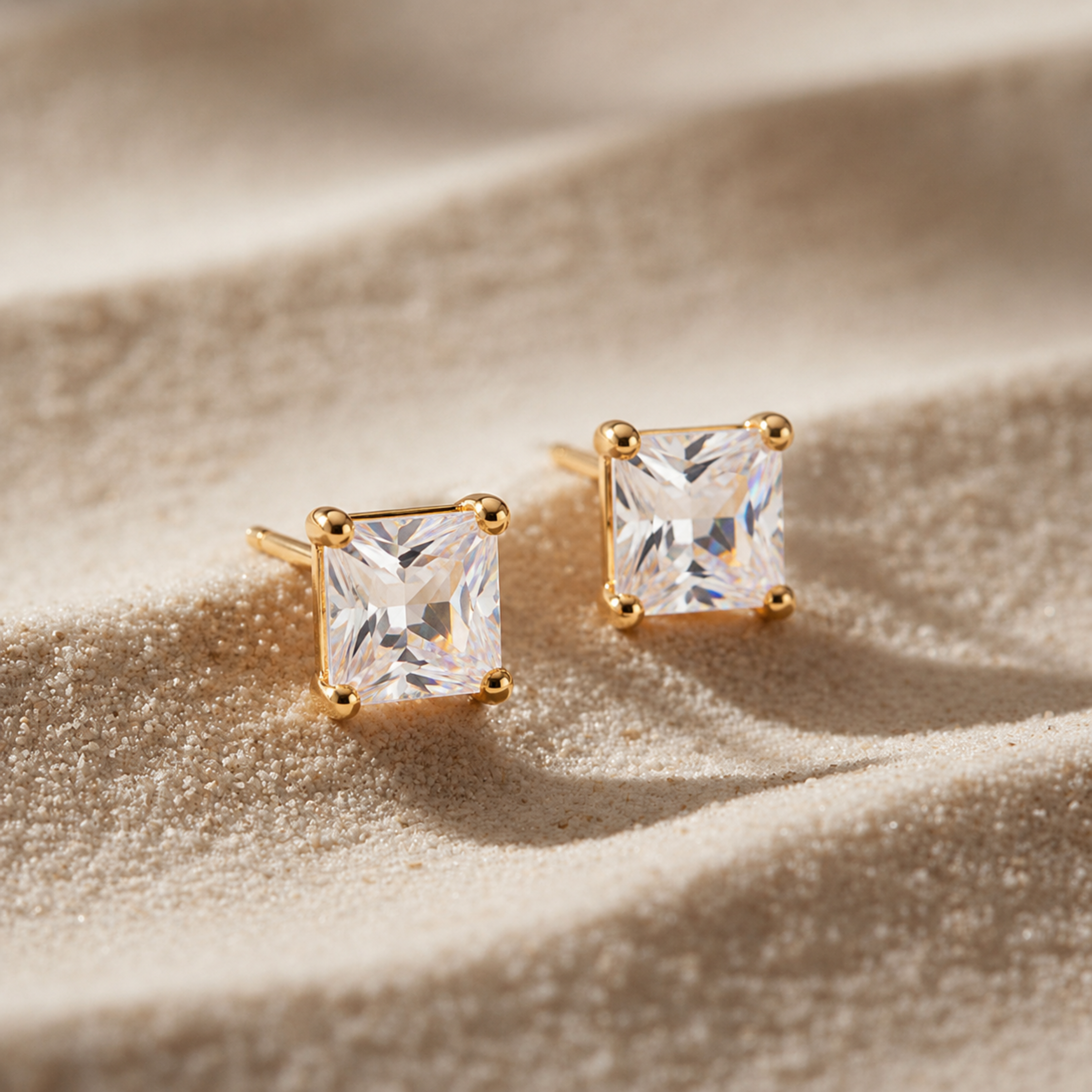 Fair & Square Stud Earrings