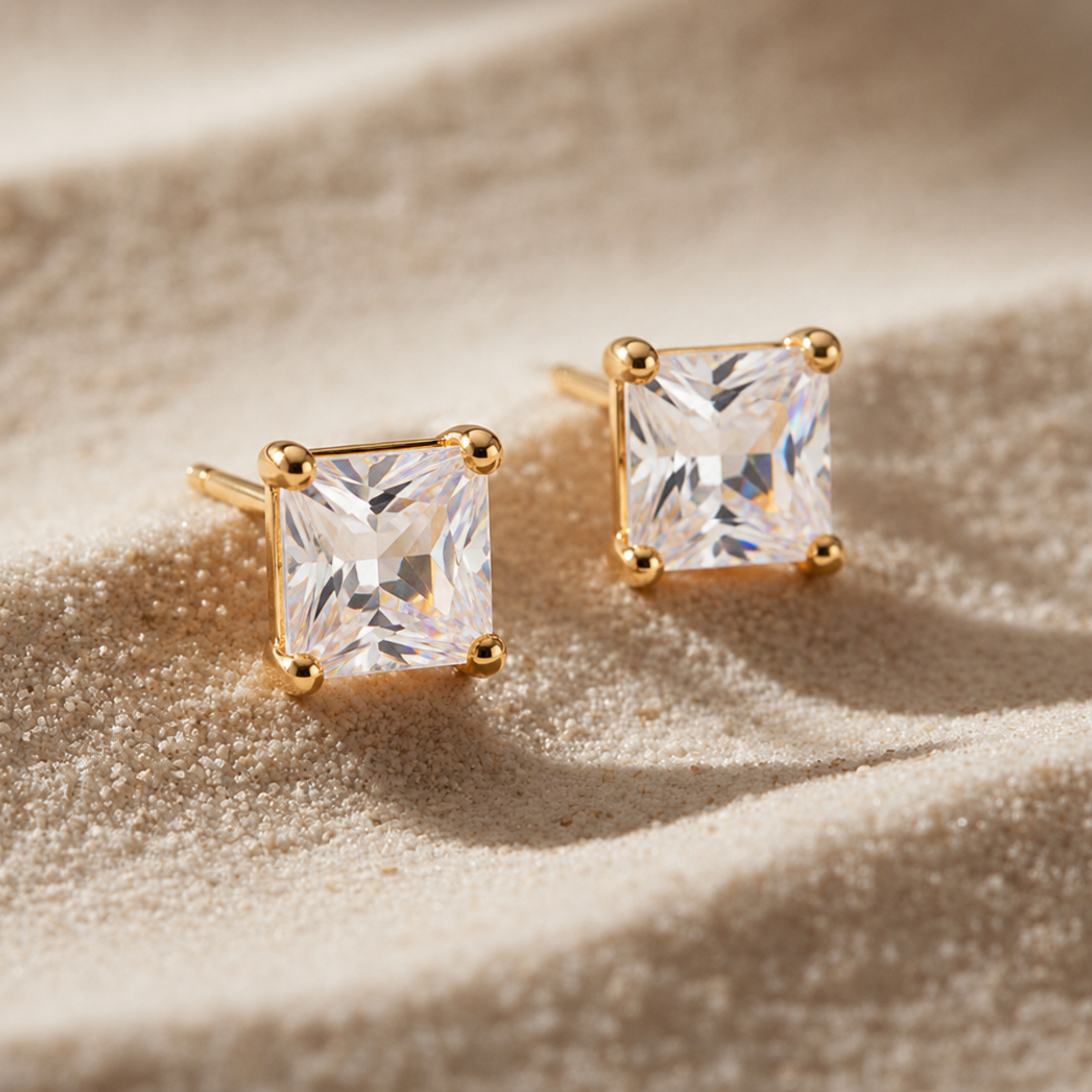 Fair & Square Stud Earrings