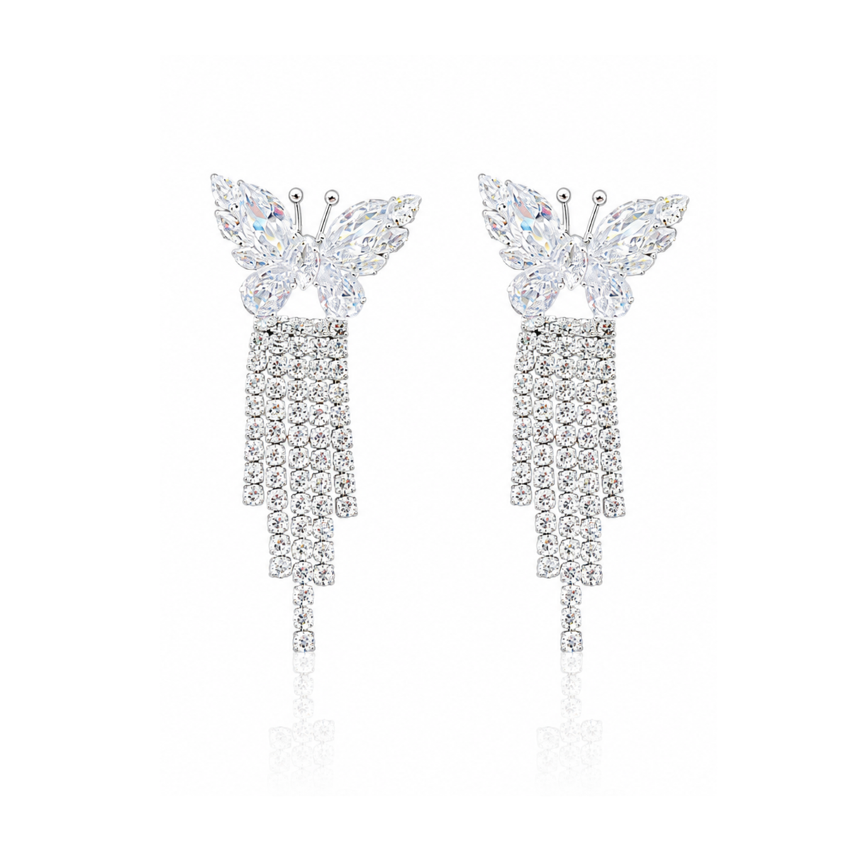 Butterfly Drop Earrings