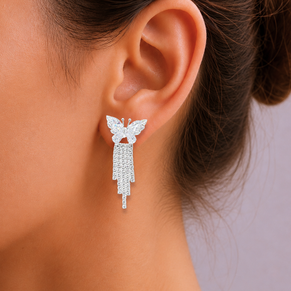 Butterfly Drop Earrings