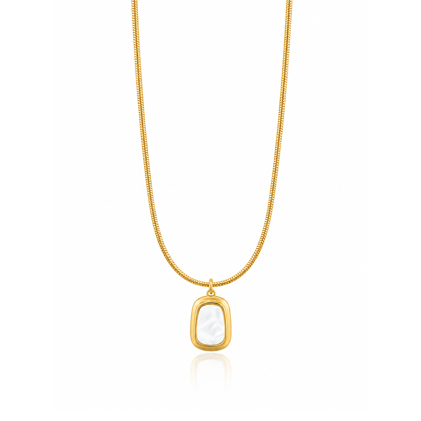 The Quadrant Pearl Pendant Necklace