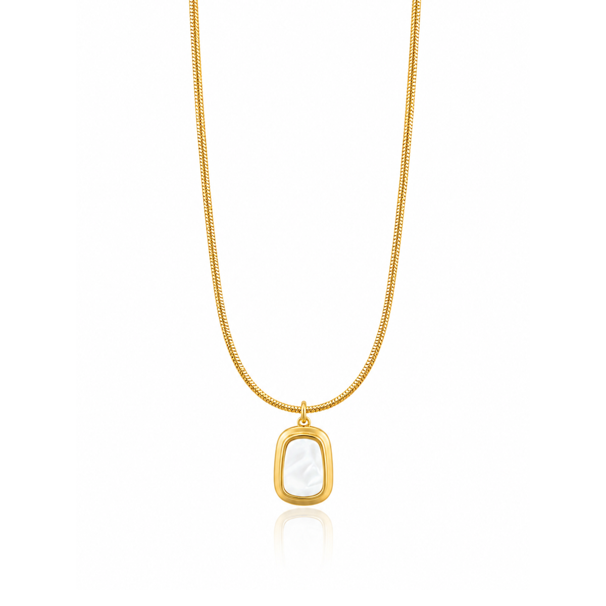 The Quadrant Pearl Pendant Necklace