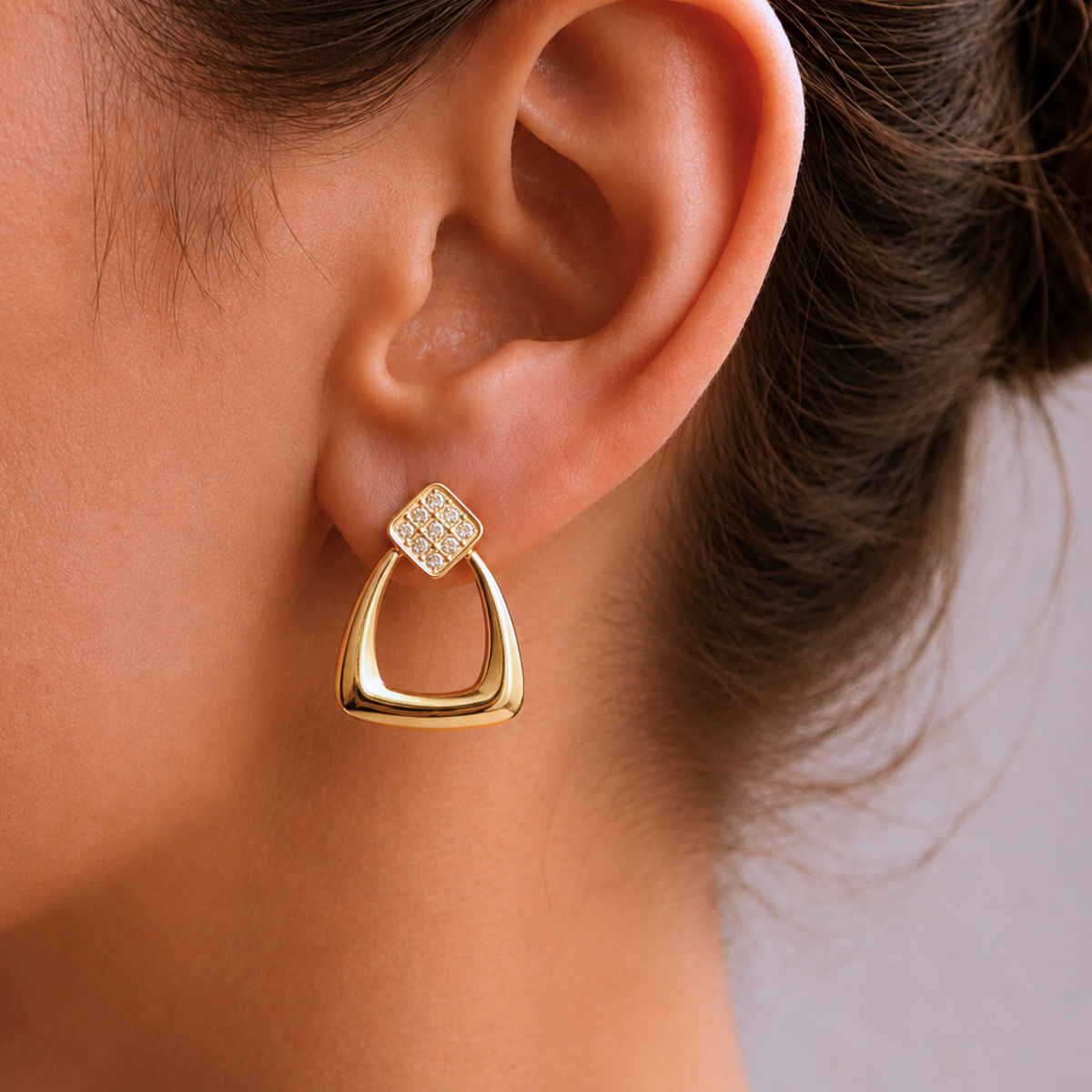 Heavenly Trapeze Drop Earrings