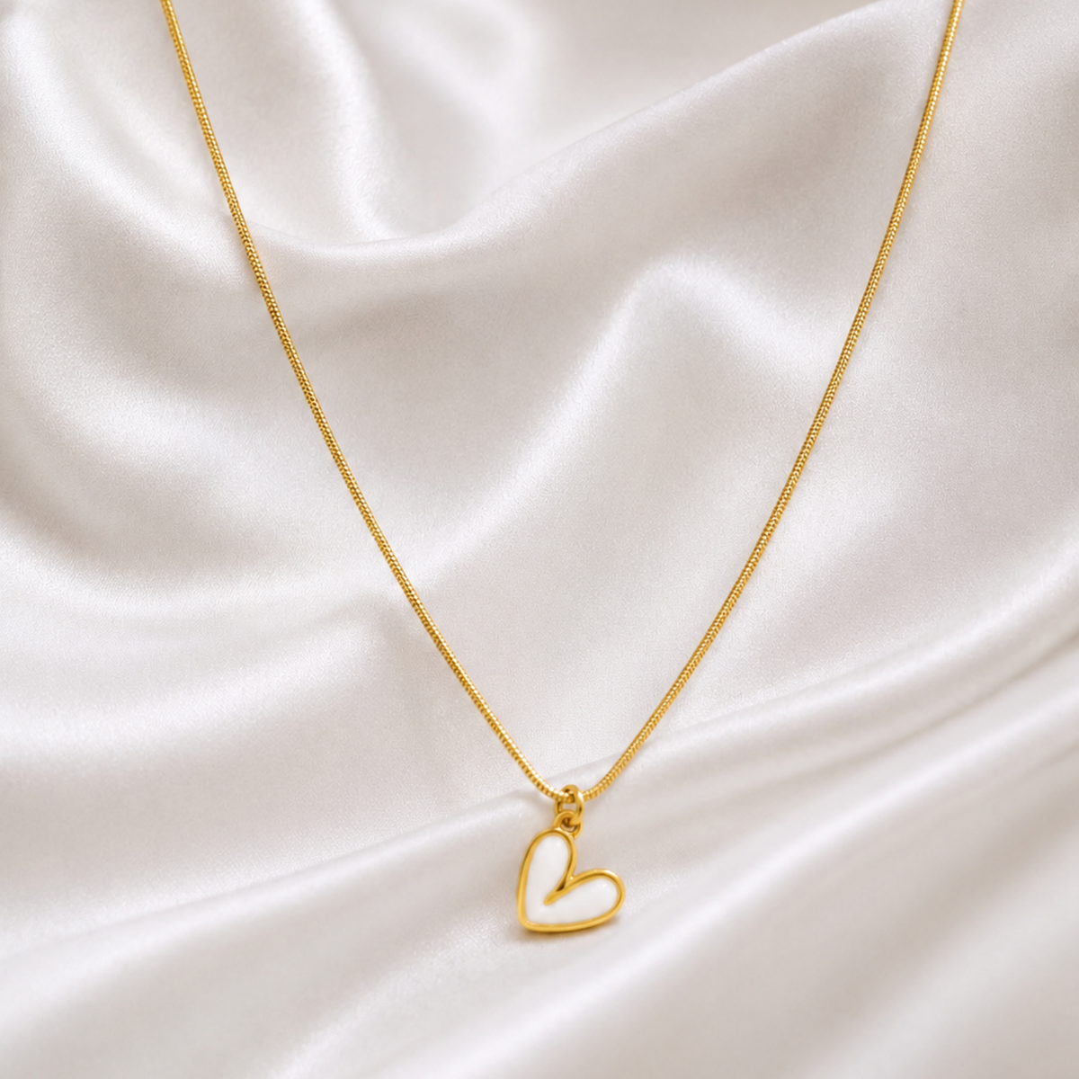 Angel's Heart Pendant Necklace