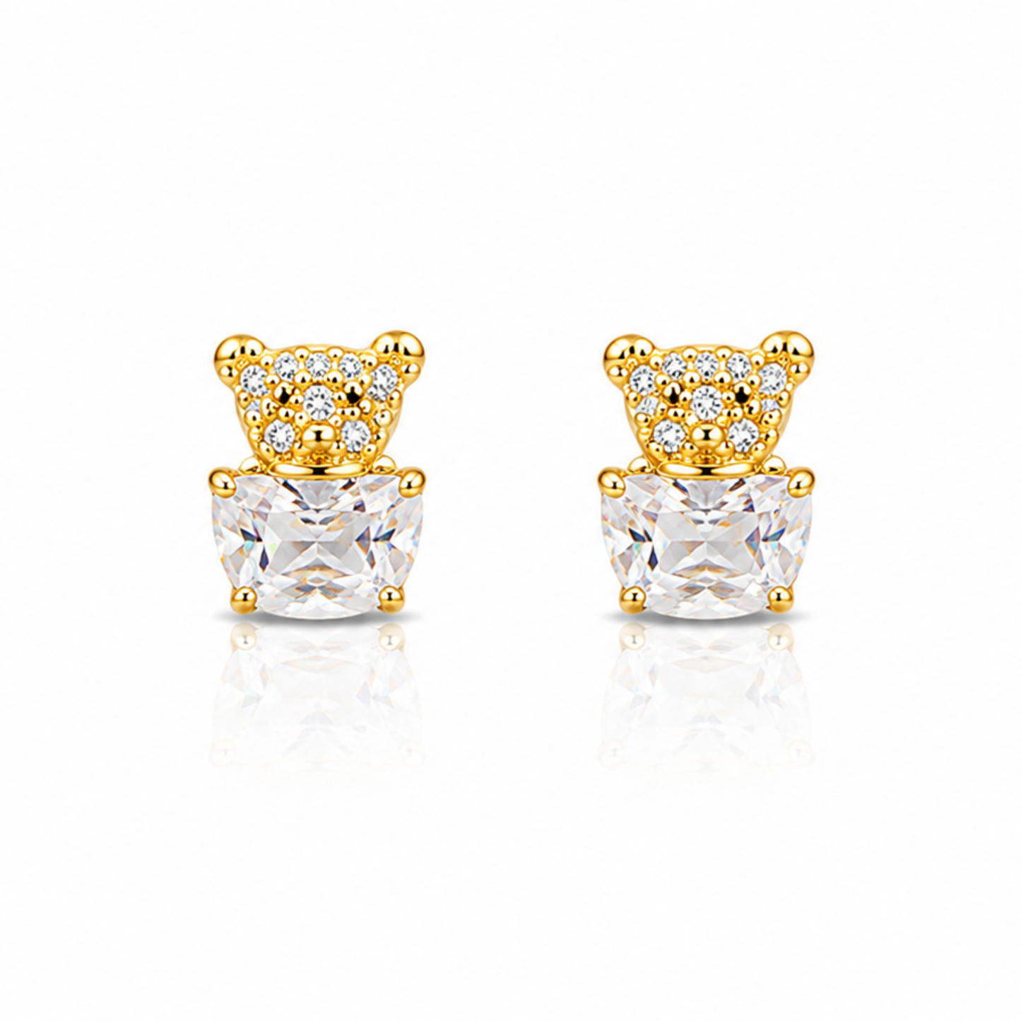 Teddy Loves You Stud Earrings