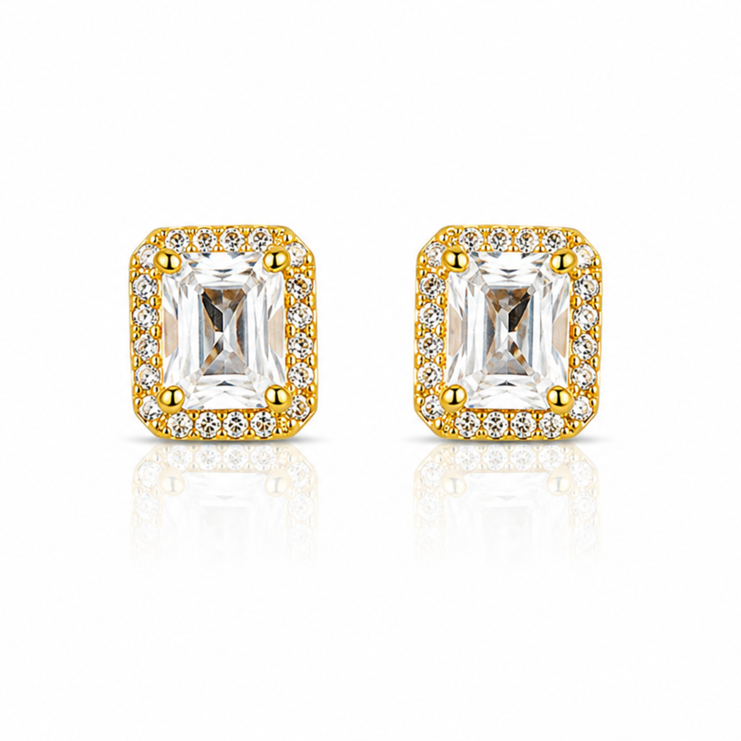 Regal Solitaire Stud Earrings