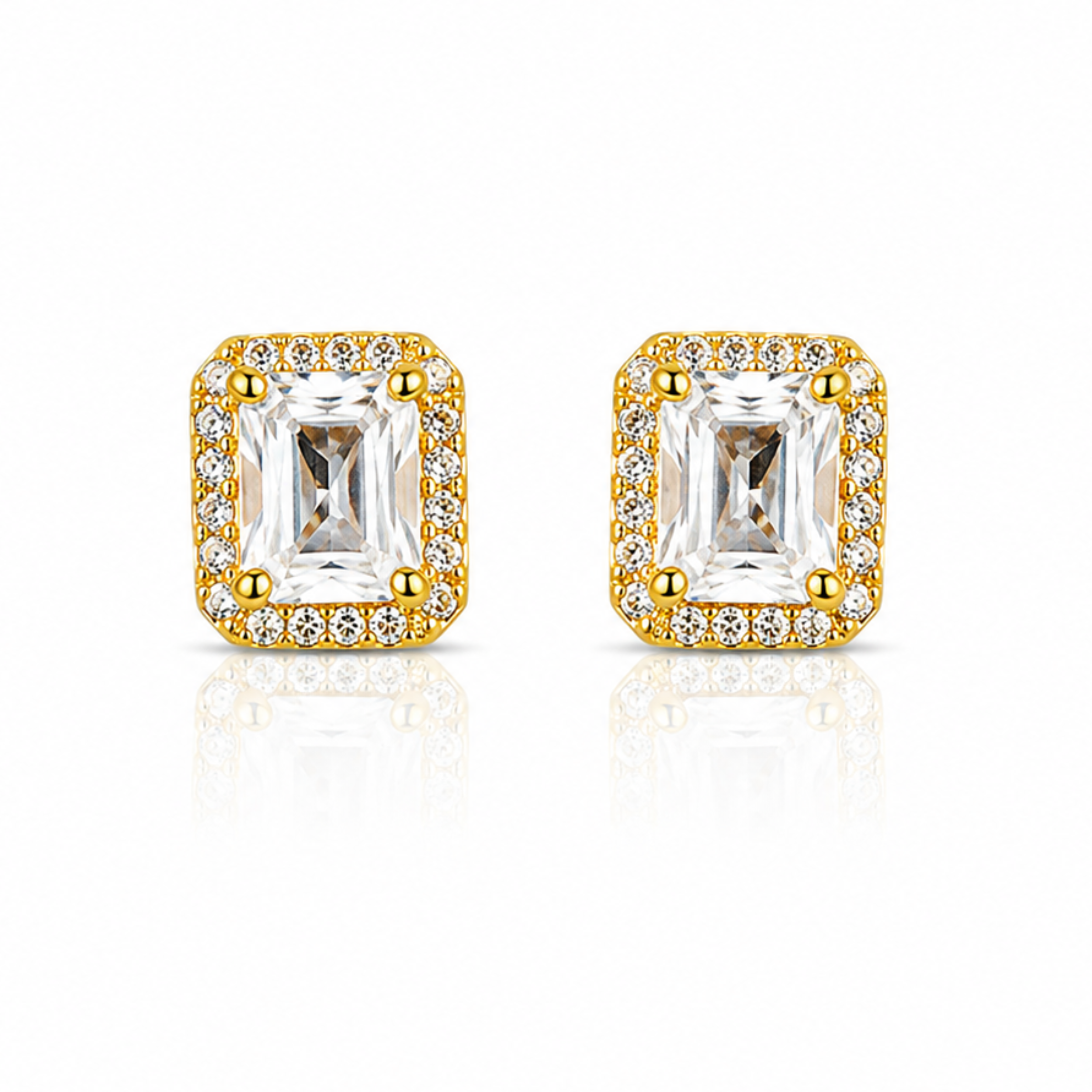 Regal Solitaire Stud Earrings