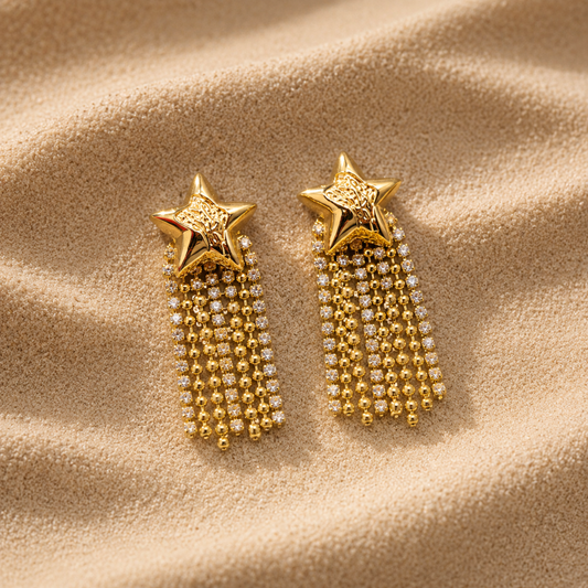 Shooting Star Drop Earrings