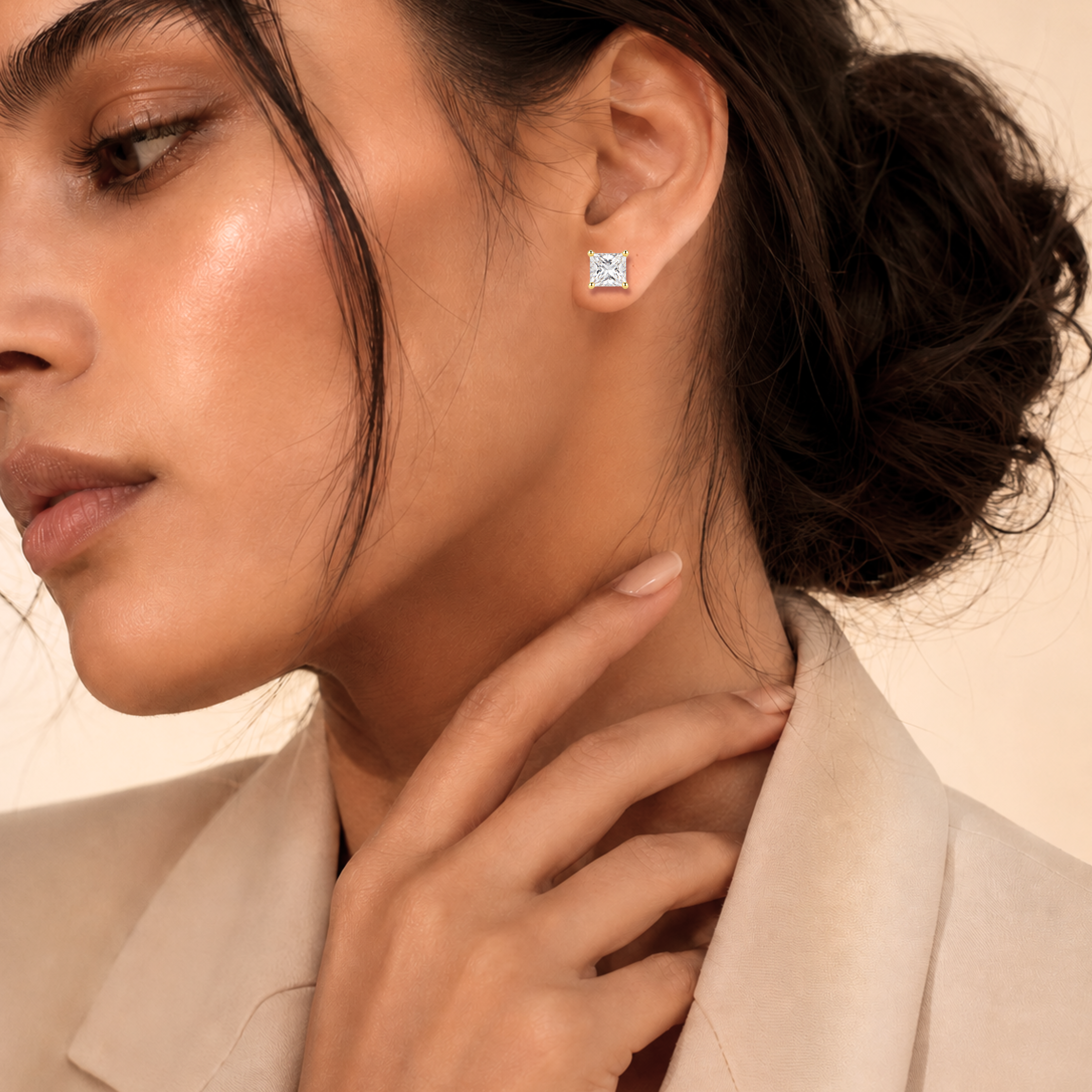 Fair & Square Stud Earrings