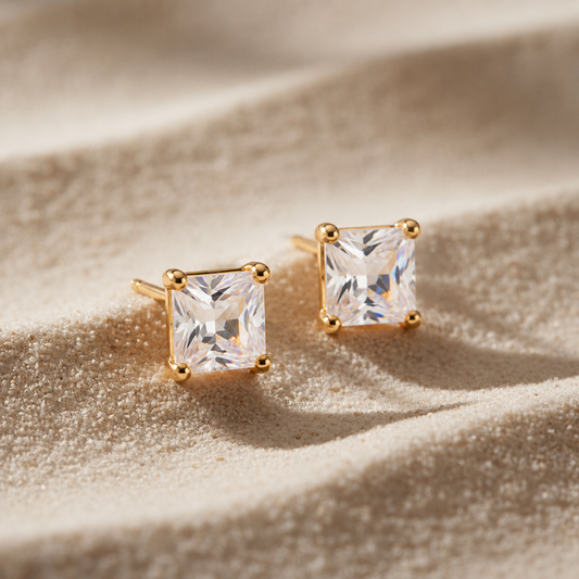 Fair & Square Stud Earrings