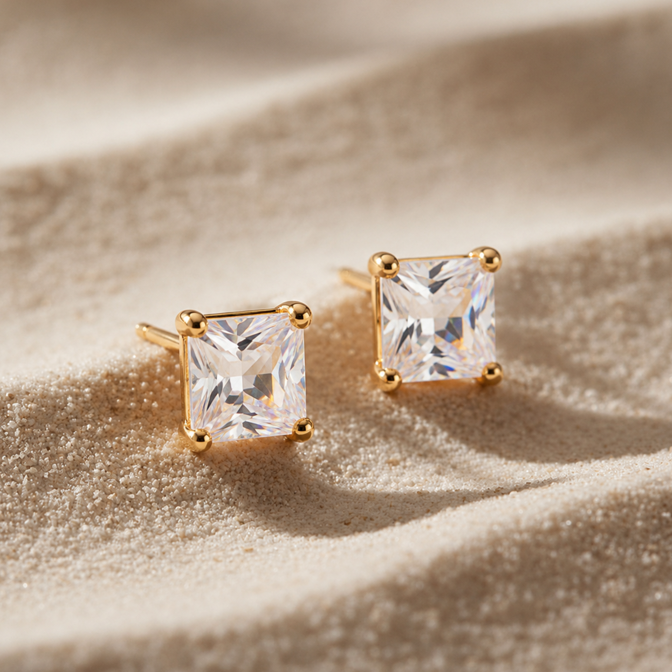 Fair & Square Stud Earrings