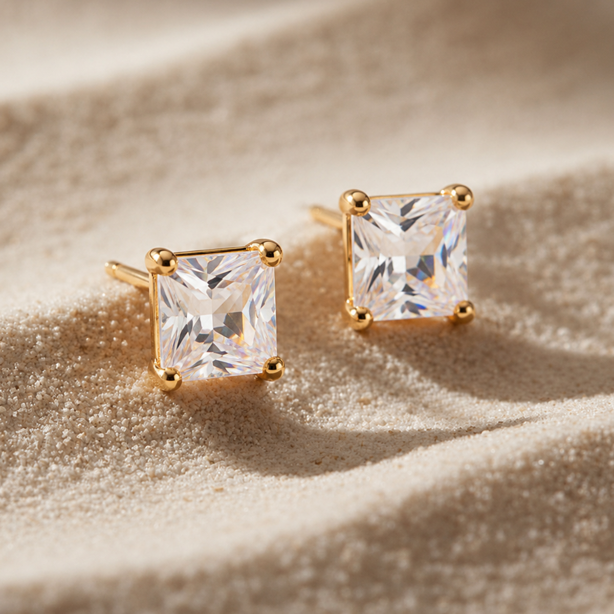Fair & Square Stud Earrings