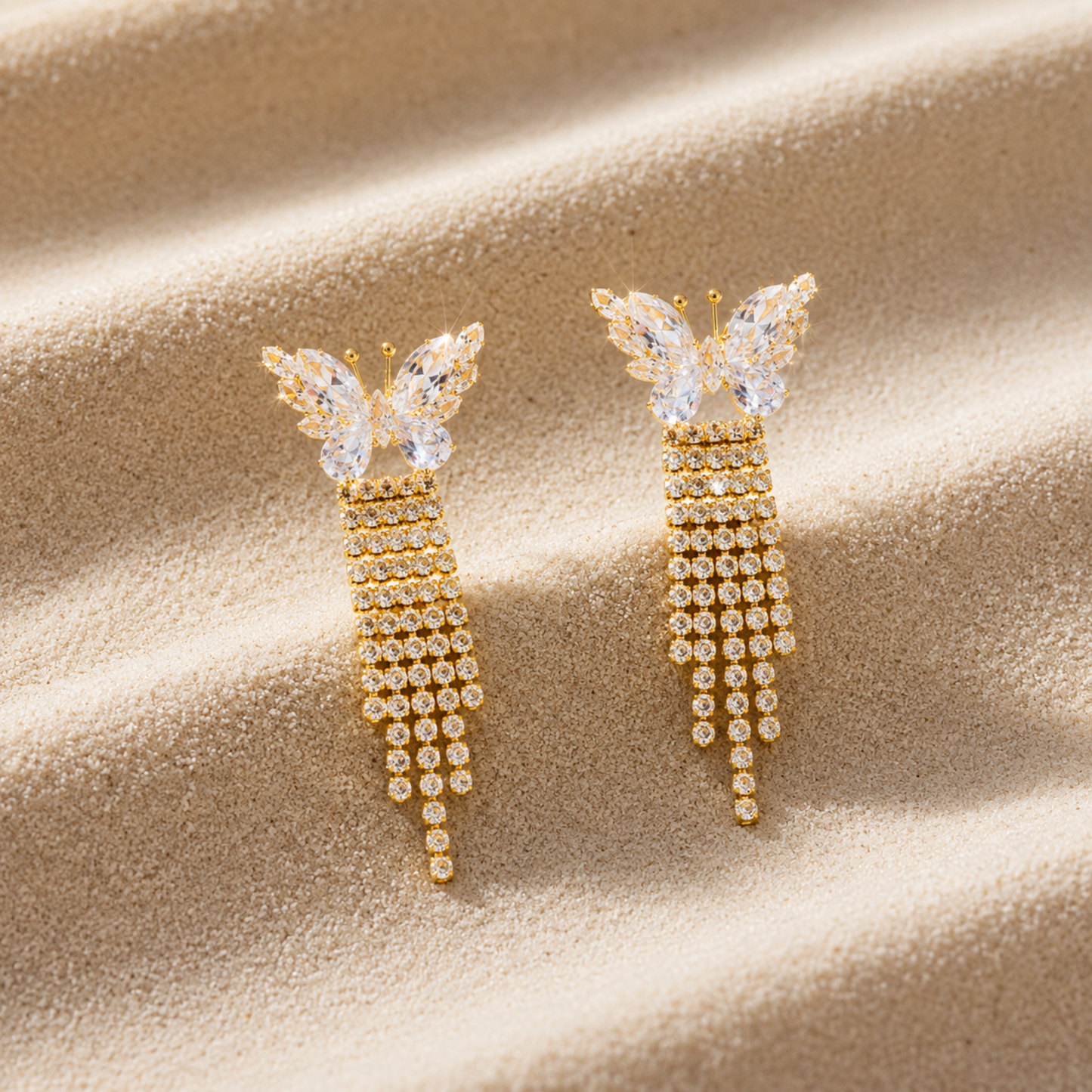 Butterfly Drop Earrings
