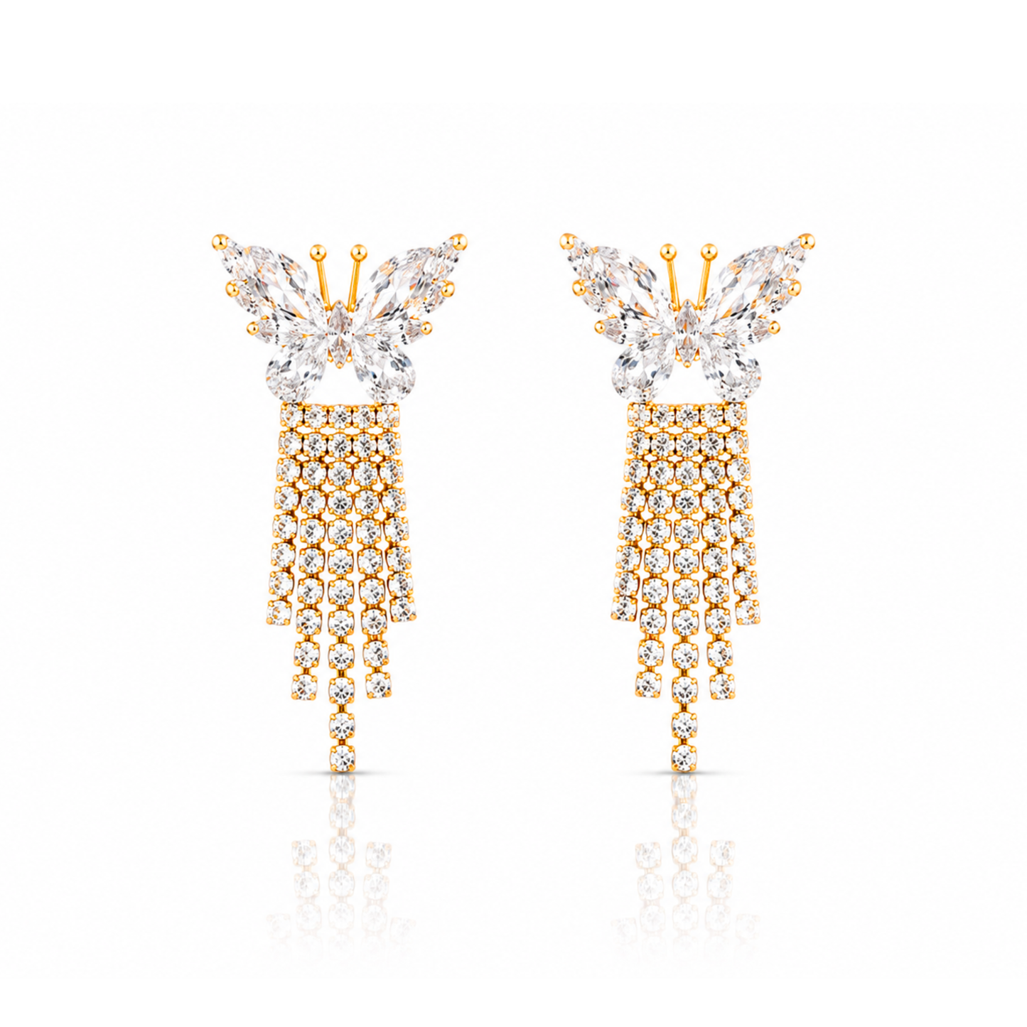 Butterfly Drop Earrings