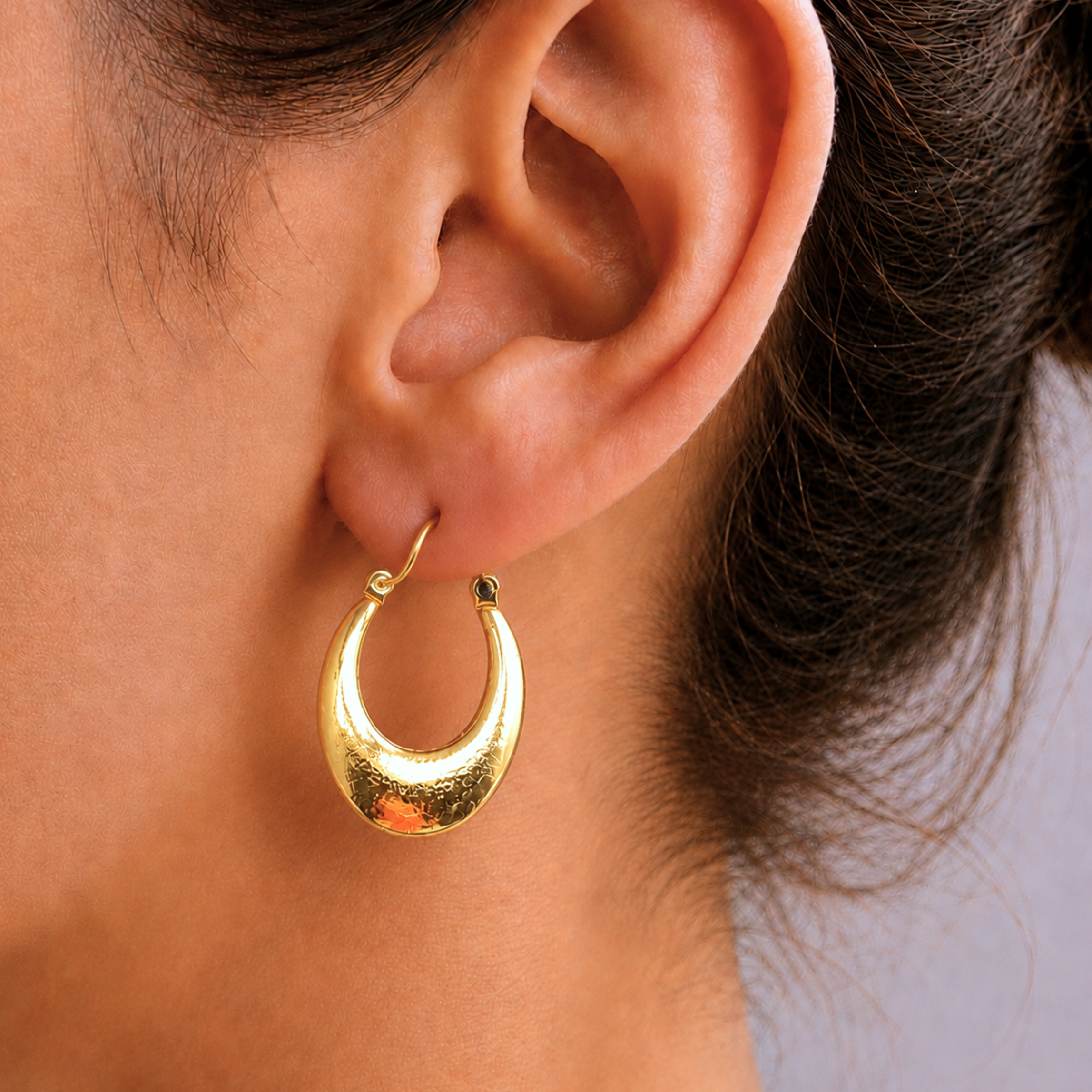 The Perfect Oval Hoop Earrings