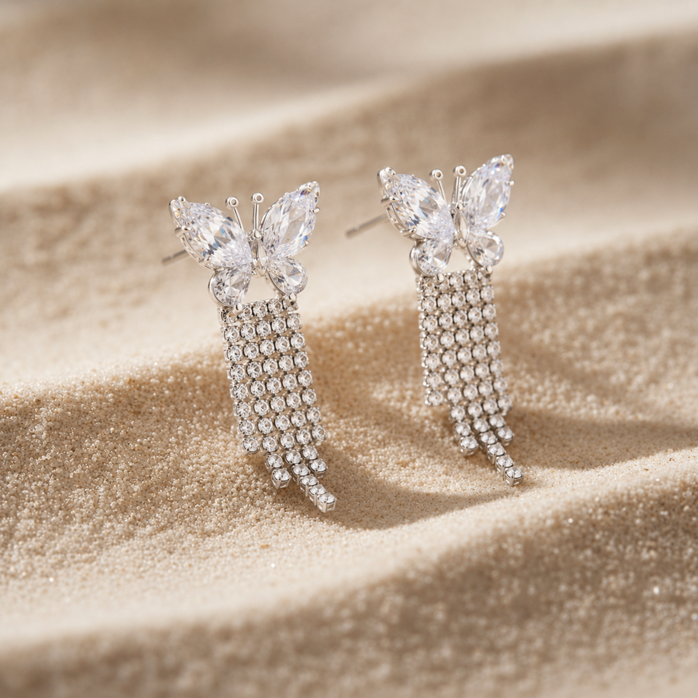 Butterfly Drop Earrings