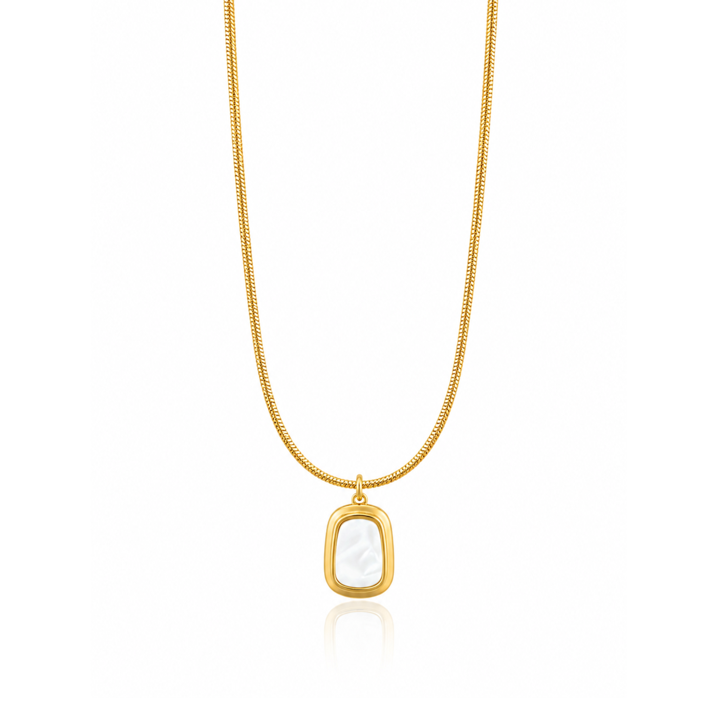 The Quadrant Pearl Pendant Necklace