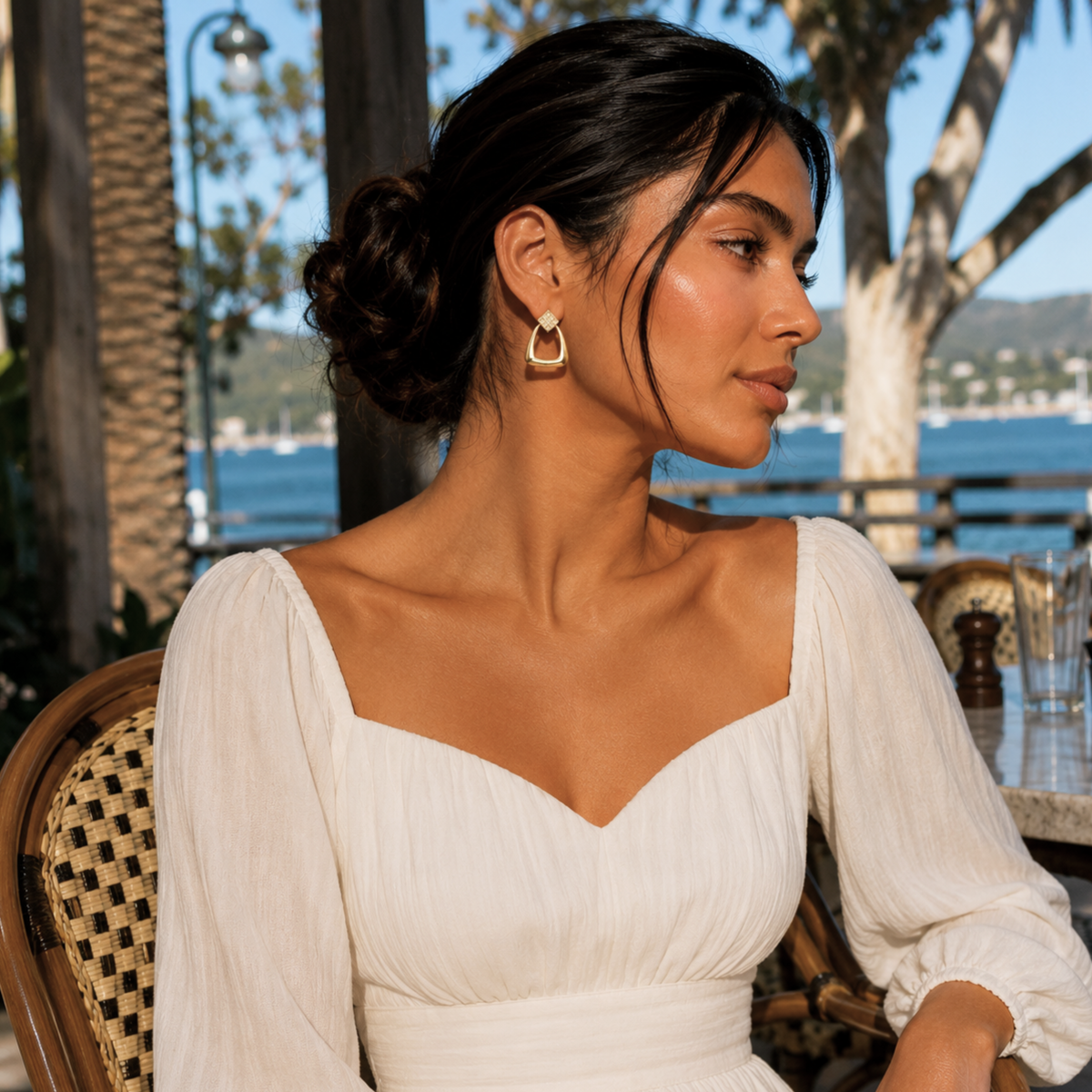Heavenly Trapeze Drop Earrings