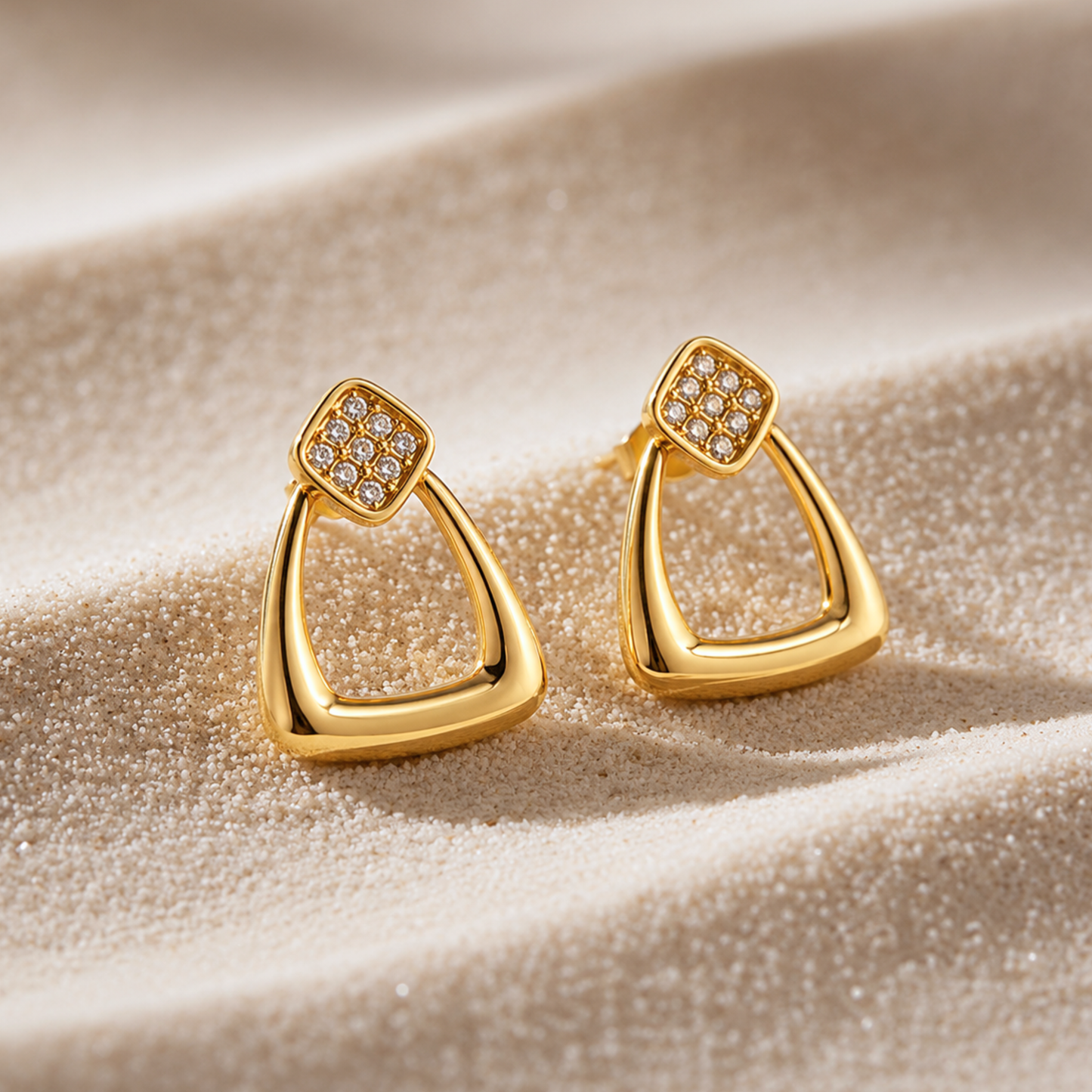 Heavenly Trapeze Drop Earrings