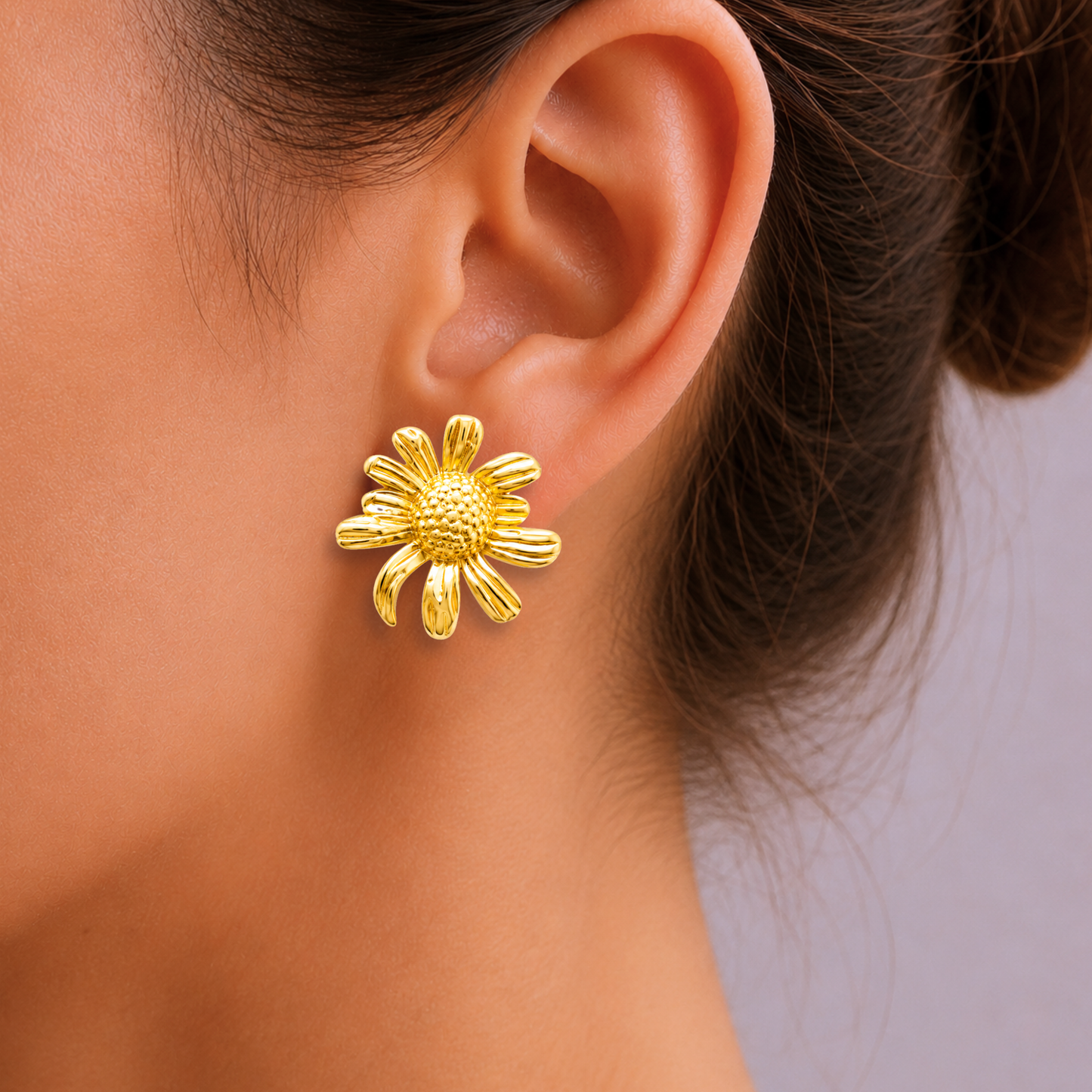 Sunflower Stud Earrings