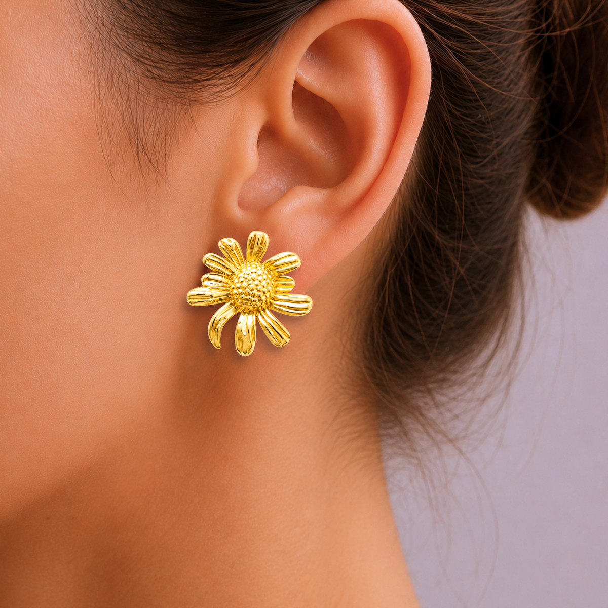 Sunflower Stud Earrings
