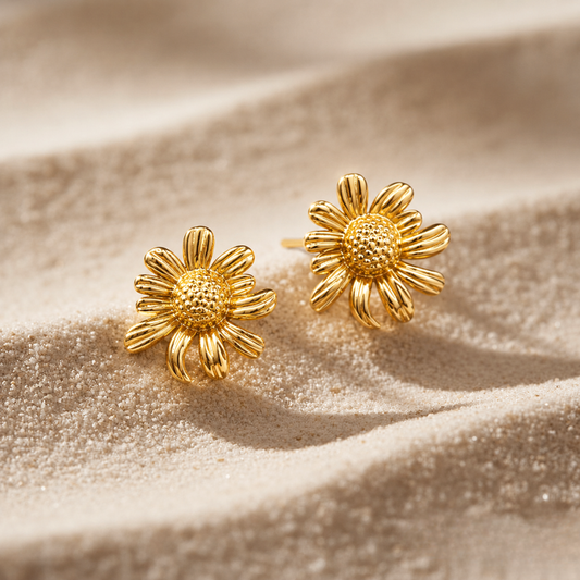 Sunflower Stud Earrings
