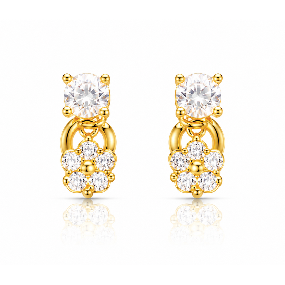 Summer Bloom Drop Earrings