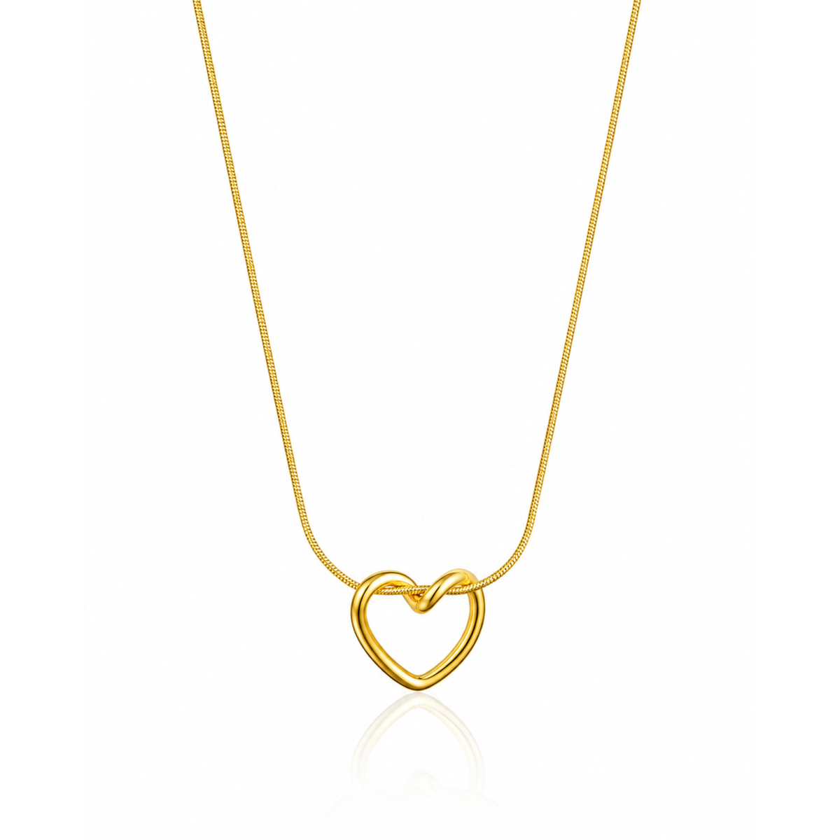 Open Heart Necklace