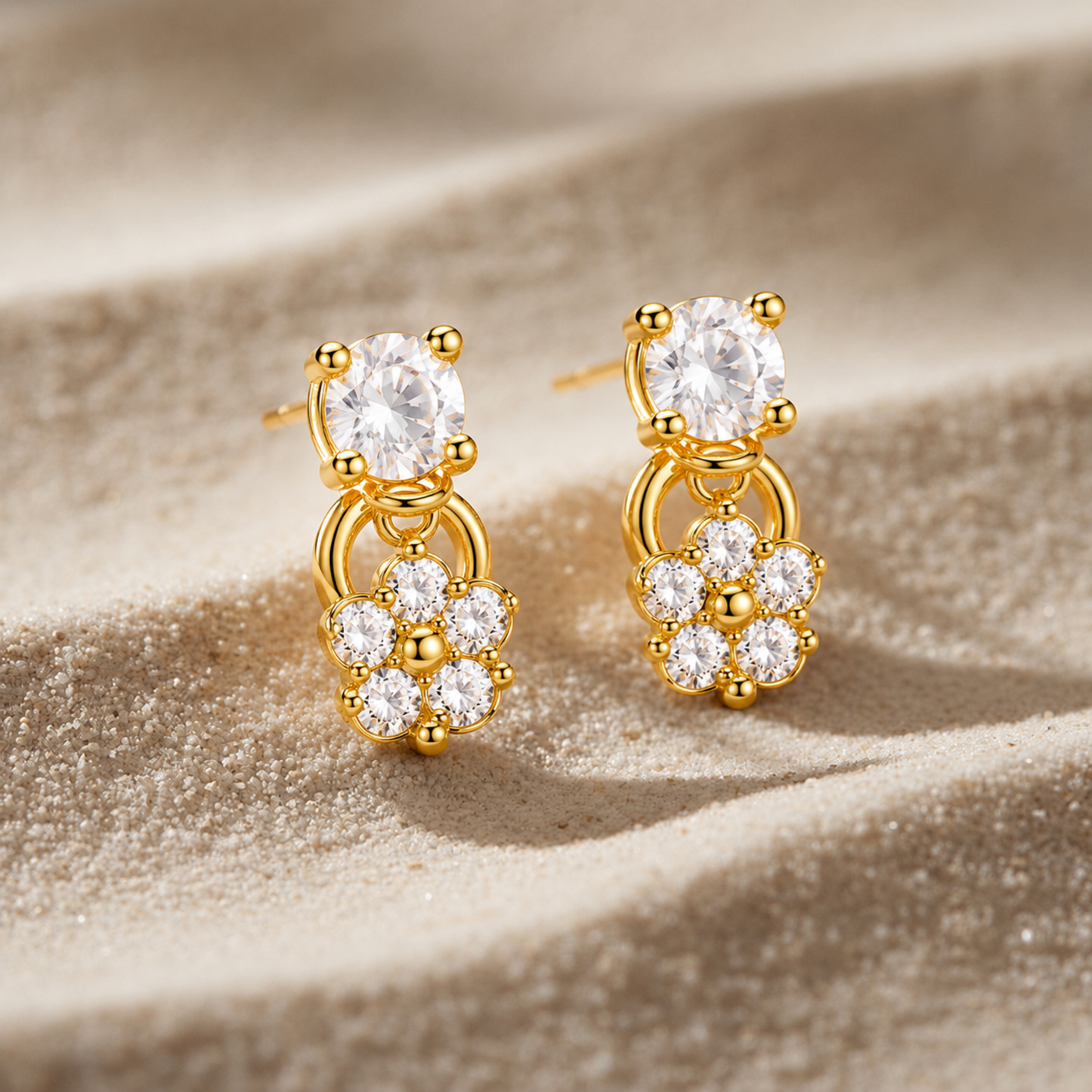 Summer Bloom Drop Earrings