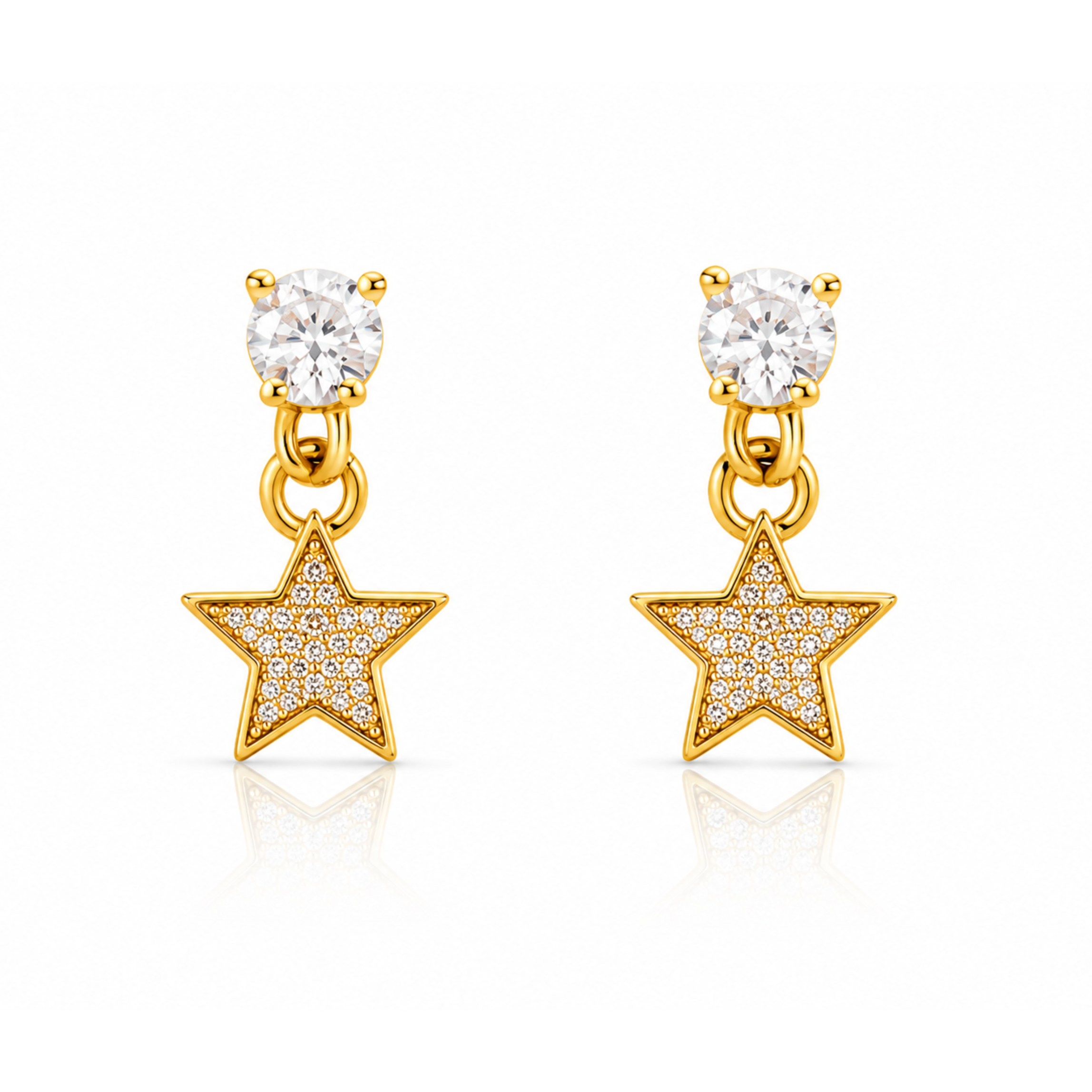 Lucky Star Drop Earrings