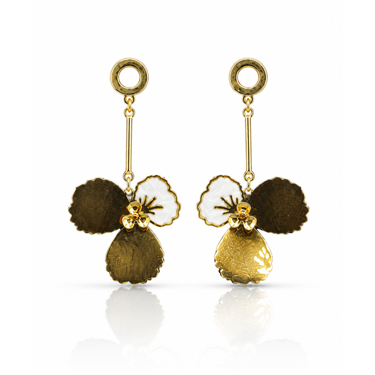 Pretty Flower Drop Earrings