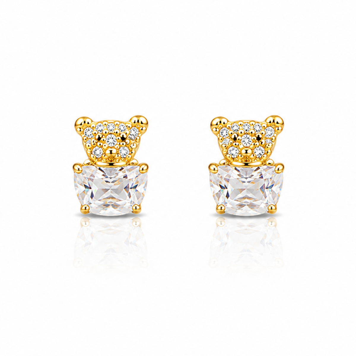 Teddy Loves You Stud Earrings