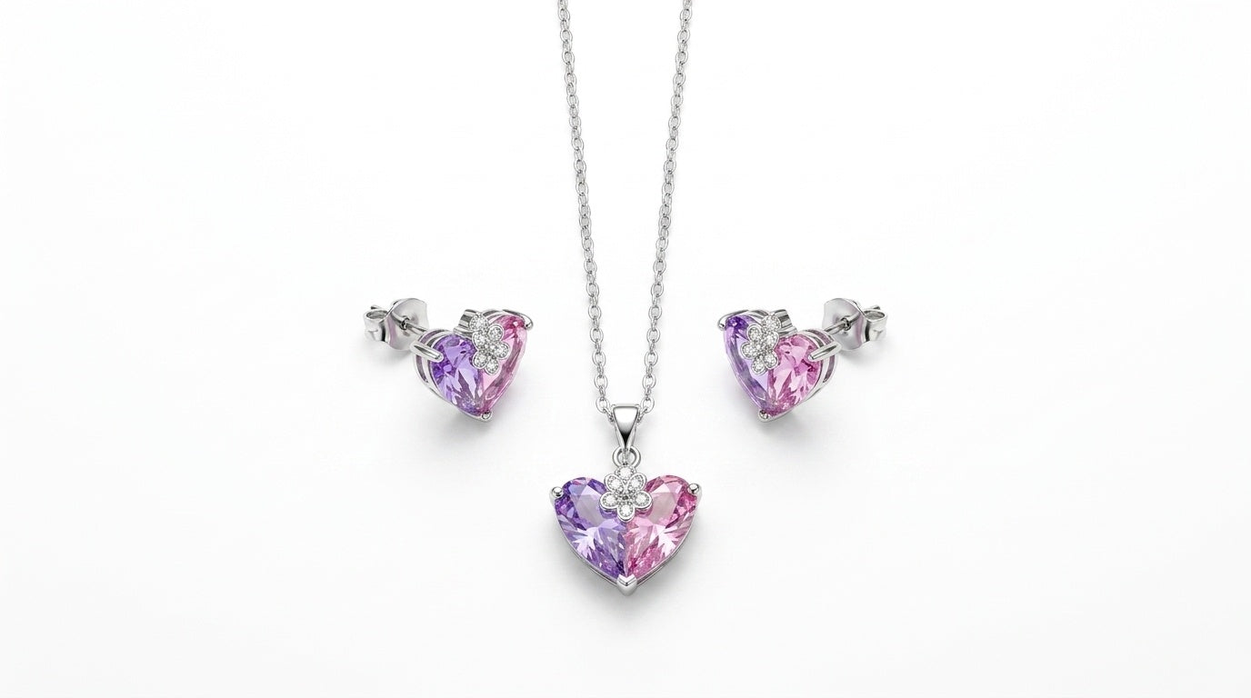 Heart Combo Set - White Background
